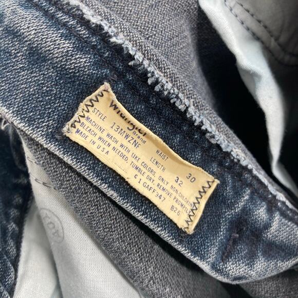 Vintage Wrangler 90s Stone Wash Jeans Cowboy Western Men’s 30x32 Rodeo - Picture 7 of 9